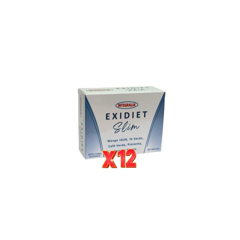 Pack 12 unidades Exidiet Slim 60 Capsulas Integralia