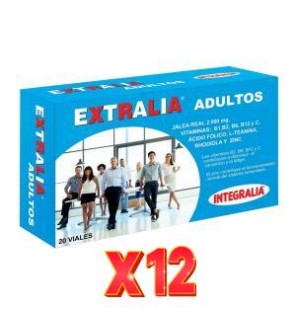 Pack 12 unidades Extralia Adultos 20Amp. Integralia