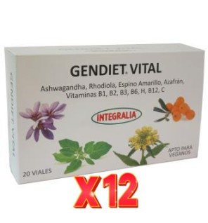 Pack 12 unidades Gendiet 20Amp. Integralia