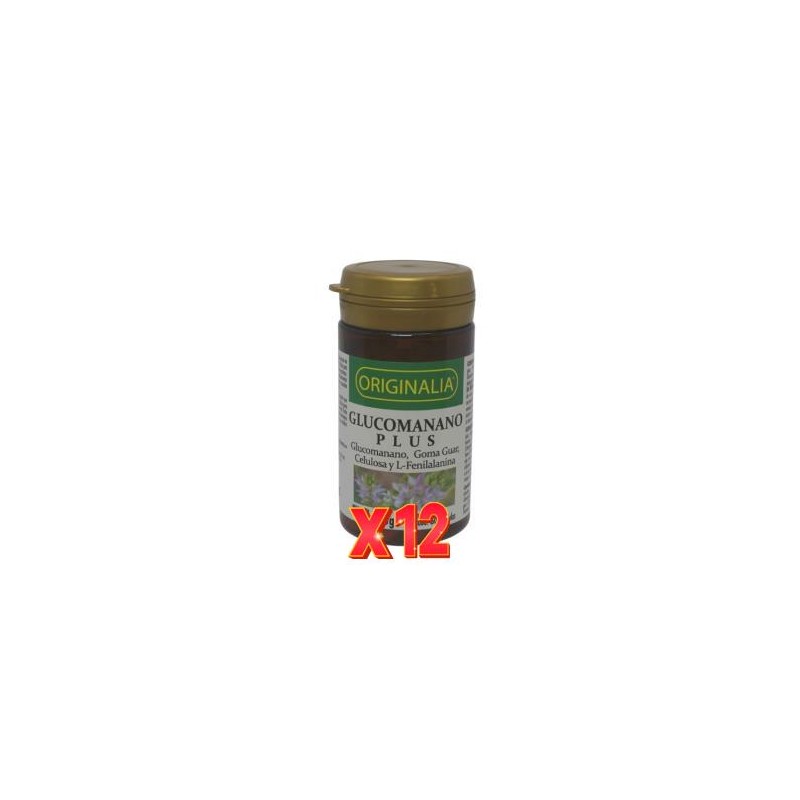 Pack 12 unidades Glucomanano Plus (Saciante Originalia) 60 Capsulas Integralia Pack 12 unidades Glucomanano Plus (Saciante Originalia) 60 Capsulas Integralia