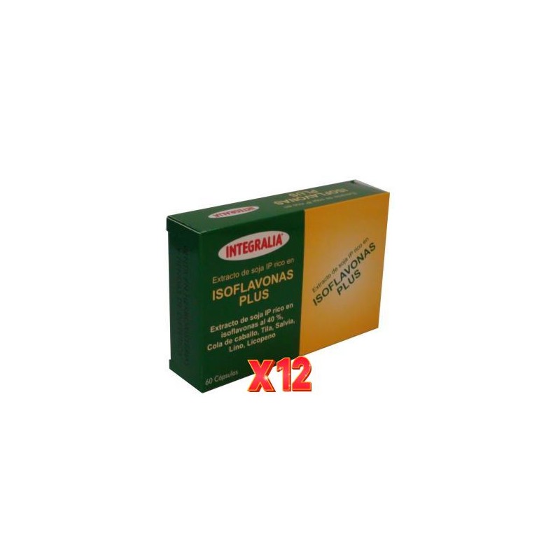 Pack 12 unidades Isoflavonas Plus 60 Capsulas Integralia