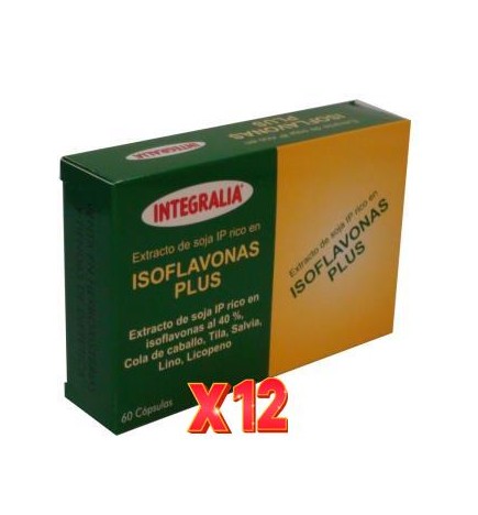 Pack 12 unidades Isoflavonas Plus 60 Capsulas Integralia