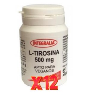 Pack 12 unidades L-Tirosina 50 Capsulas Integralia