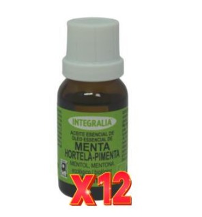 Pack 12 unidades Menta Aceite Esencial Eco 15 Ml Integralia