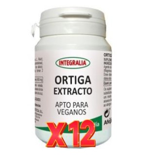 Pack 12 unidades Ortiga Extracto 60Capsulas Vegetales Integralia