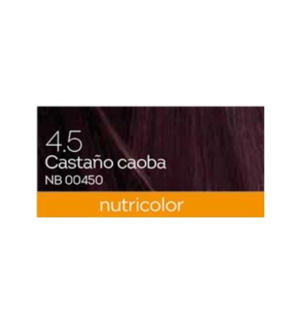 Tinte 4.5 Castaño Caoba 140 Ml.Biokap