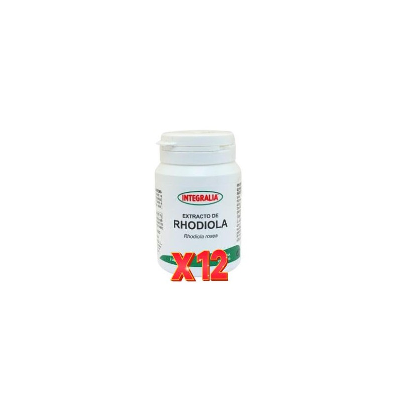 Pack 12 unidades Rhodiola Extracto 60 Capsulas Integralia