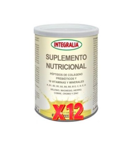 Pack 12 unidades Suplemento Nutricional Vainilla 300Gr. Integralia