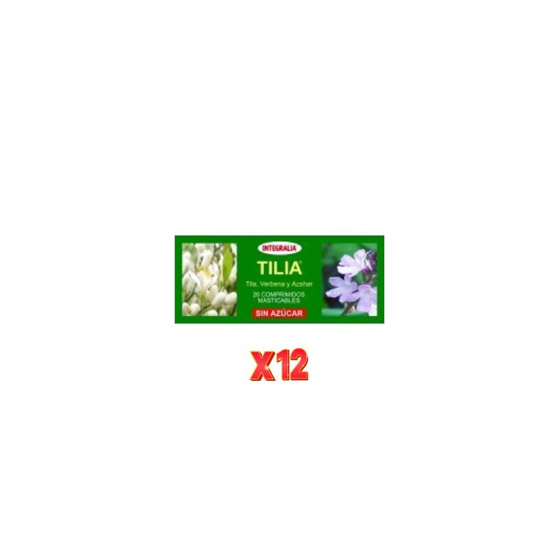 Pack 12 unidades Tilia 20 Comp. Mastc. Integralia Pack 12 unidades Tilia 20 Comp. Mastc. Integralia