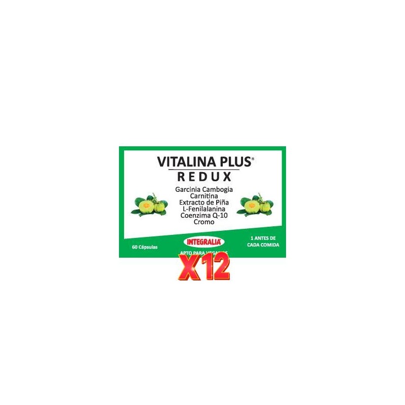 Pack 12 unidades Vitalina Plus Redux 60 Capsulas Integralia