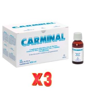 Pack de 3 unidades Carminal Solucion Oral 15 Viales Catalysis