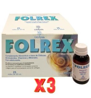Pack de 3 unidades Folrex 15Viales Catalysis