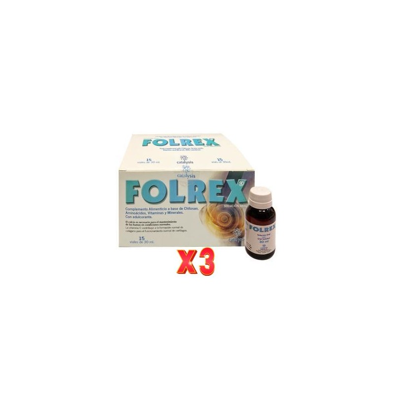 Pack de 3 unidades Folrex 15Viales Catalysis Pack de 3 unidades Folrex 15Viales Catalysis
