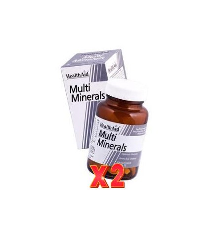 Pack de 2 unidades Multiminerales 30 Comprimidos De Health Aid