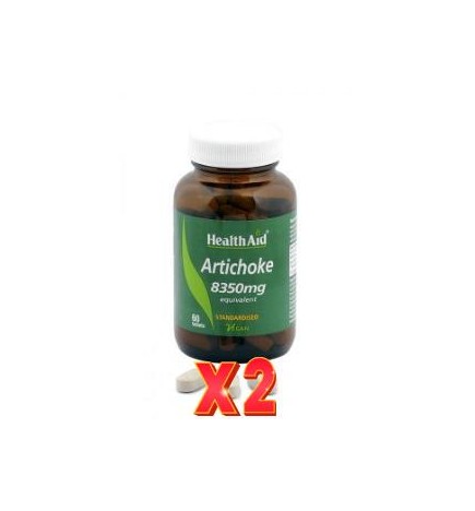 Pack de 2 unidades Alcachofera (Cynara Scolymus) 8.350 Mg 60 Comprimidos De Health Aid