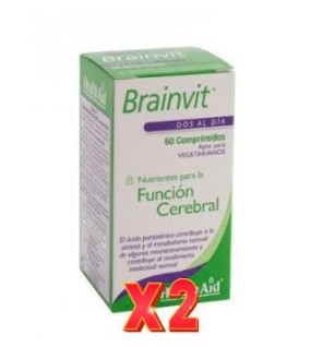 Pack de 2 unidades Brainvit 60 Comprimidos De Health Aid