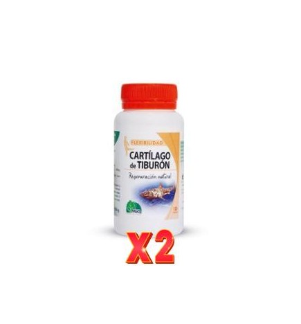 Pack de 2 unidades Cartílago De Tiburón 120 capsulas De Mgd