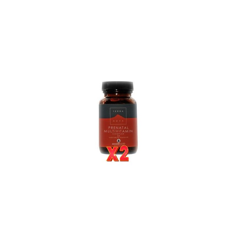Pack de 2 unidades Multinutriente Prenatal 50 Capsulas vegetales De Terranova