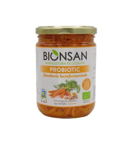 Zanahoria Lactofermentada Curcuma 420 Gramos Eco Bionsan