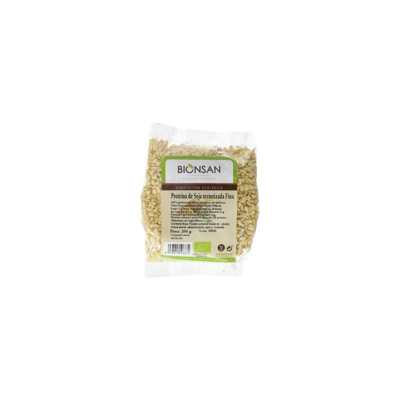 Proteina De Soja Texturizada Fina 200 Gramos Eco Bionsan