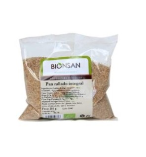 Pan Rallado Integral 250 Gramos Bionsan