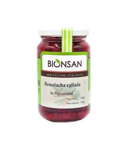 Remolacha Roja Rallada De Proximidad 345 Gramos Eco Bionsan