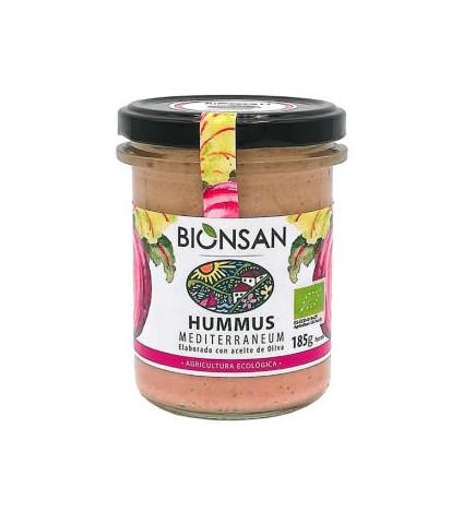 Hummus Mediterraneum 185 Gramos Eco Vegan Bionsan