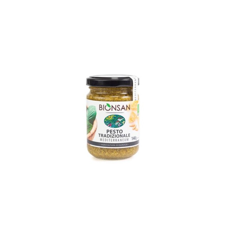 Pesto Tradicional Con Piñones 140 Gramos Eco Bionsan Pesto Tradicional Con Piñones 140 Gramos Eco Bionsan