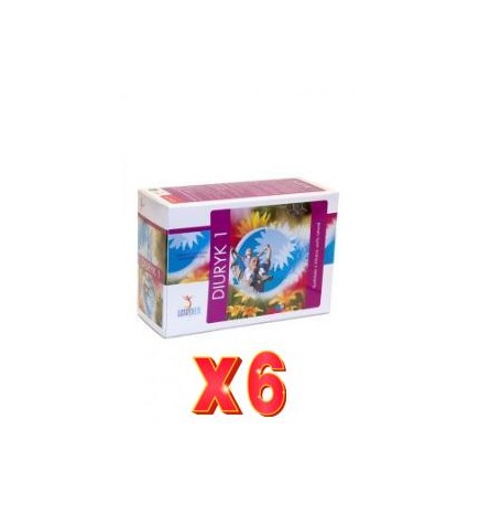 Pack de 6 unidades Diuryk 1 100 capsulas De Lusodiete