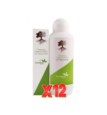 Pack 12 uds Champú Regenerador Con Tepezcohuite 1000 Ml De Nutrinat