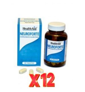 Pack 12 uds Neuroforte 30 Comprimidos De Health Aid