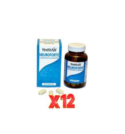 Pack 12 uds Neuroforte 30 Comprimidos De Health Aid