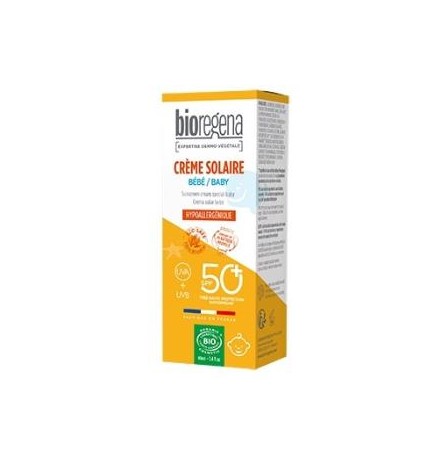 Crema Solar Bebe Spf50+ Hipoalerg. Bioregena 40 Ml Bioregena