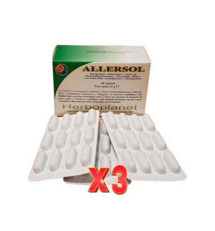 Pack de 3 unidades Allersol Blister 60 Capsulas