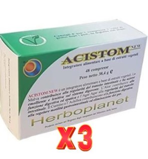 Pack de 3 unidades Acistom 48 Comprimidos