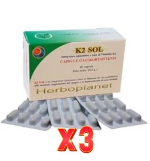 Pack de 3 unidades K2 Sol 48 Capsulas