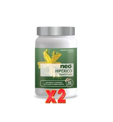 Pack de 2 unidades Hiperico Microgranulos Neo 45 Capsulas