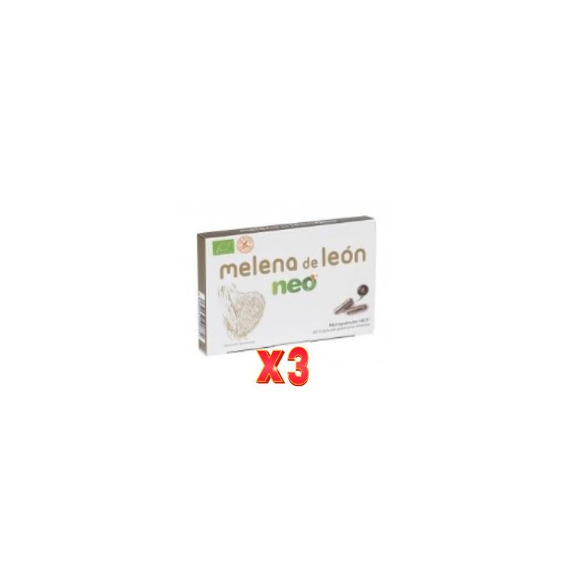 Pack de 3 unidades Melena De Leon Neo 60 Capsulas