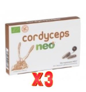 Pack de 3 unidades Mico Neo Cordyceps 60 Capsulas