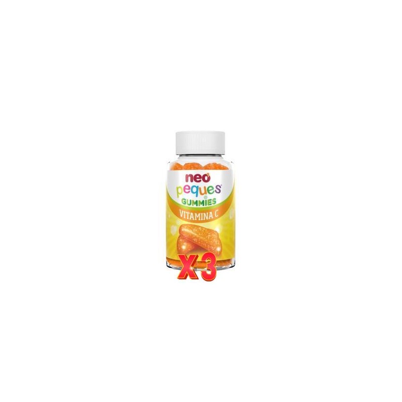 Pack de 3 unidades Neo Peques Gummies Vitamina C 30 Gominolas Pack de 3 unidades Neo Peques Gummies Vitamina C 30 Gominolas