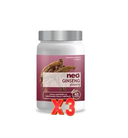 Pack de 3 unidades Ginseng Neo 45 Capsulas