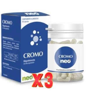 Pack de 3 unidades Cromo Microgranulos Neo 50 Capsulas