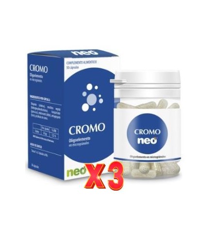 Pack de 3 unidades Cromo Microgranulos Neo 50 Capsulas