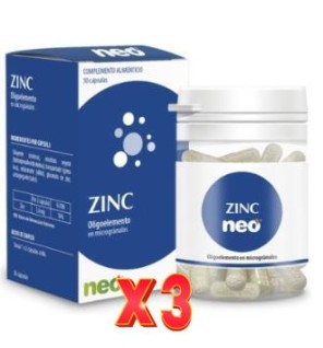 Pack de 3 unidades Zinc Microgranulos Neo 50 Capsulas