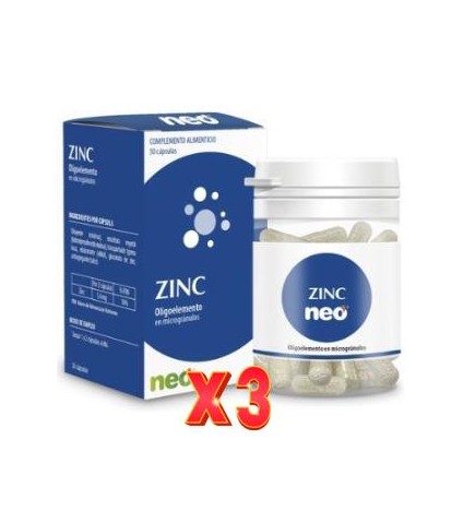Pack de 3 unidades Zinc Microgranulos Neo 50 Capsulas