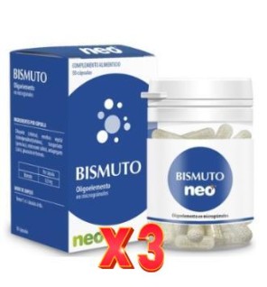 Pack de 3 unidades Bismuto Microgranulos Neo 50 Capsulas
