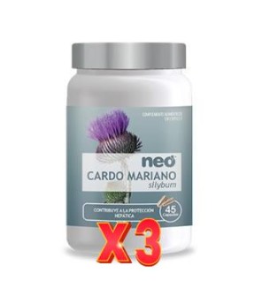 Pack de 3 unidades Cardo Mariano Microgranulos Neo 45 Capsulas