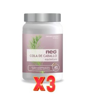 Pack de 3 unidades Cola De Caballo Microgranulos Neo 45 Capsulas