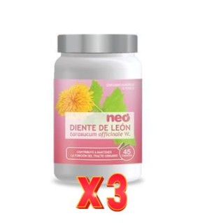 Pack de 3 unidades Diente De Leon Microgranulos Neo 45 Capsulas