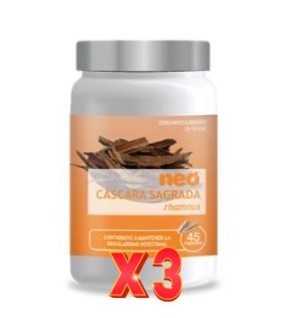 Pack de 3 unidades Cascara Sagrada Neo 45 Capsulas